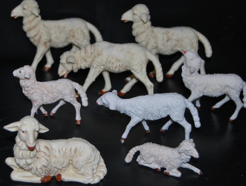 Alte krippenfiguren schaf - krippenfiguren, x