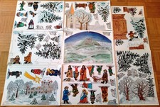 Weihnachtskrippe Papier Pappe