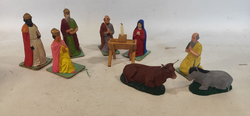Konvolut alte krippenfiguren - alte,