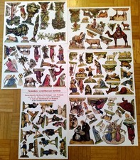 Weihnachtskrippe Papier Pappe