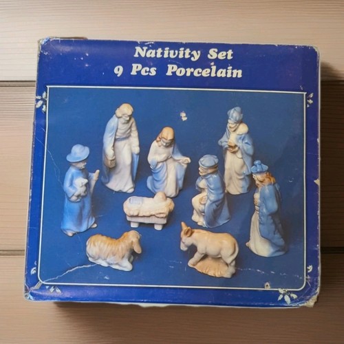 Vintage krippenfiguren - 9, pc