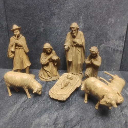 Old nativity figures vintage - figures, 8