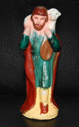 Alte krippenfiguren schäfer - ,