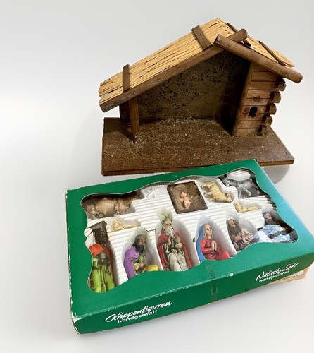 Vintage krippenfiguren - vintage,