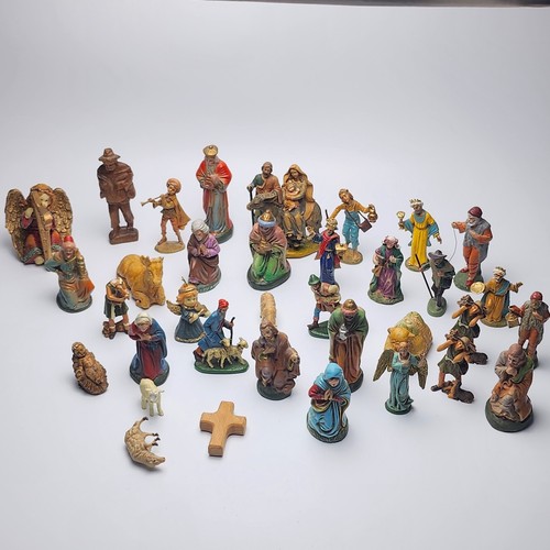 Krippenfiguren konvolut - krippenfiguren,