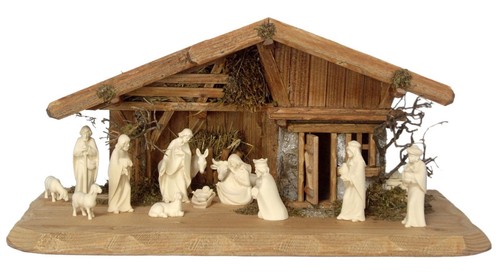 Xxl christmas nativity wooden - christmas,