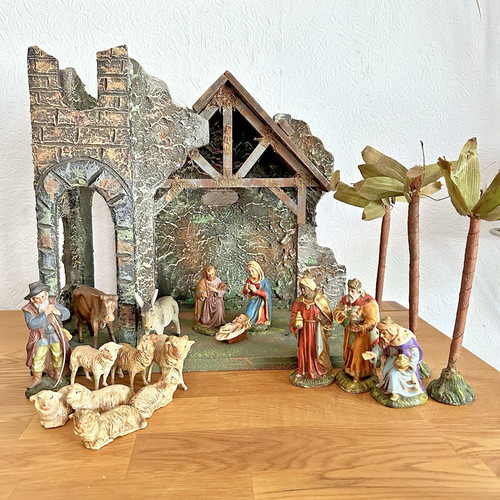 Alte marolin krippenfiguren - marolin,