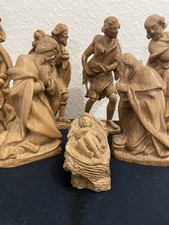 Set Krippe Krippenfiguren Holz